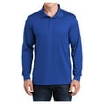 thumbnail image 1 of Yellow Rooster Men's Long Sleeve Micropique Sport-Wick Polo Shirt True Royal 4XL, 1 of 8