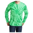 thumbnail image 1 of Yellow Rooster Men's Long Sleeve Tie-Dye T-Shirt Kelly S, 1 of 6