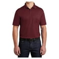 thumbnail image 1 of Yellow Rooster Men's Micropique Sport-Wick Pocket Polo Maroon L, 1 of 8