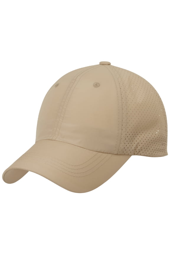 Men's Perforated Polyester Cap Stone
