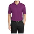 thumbnail image 1 of Yellow Rooster Men's Performance Fine Jacquard Polo Violet Purple 3XL, 1 of 1