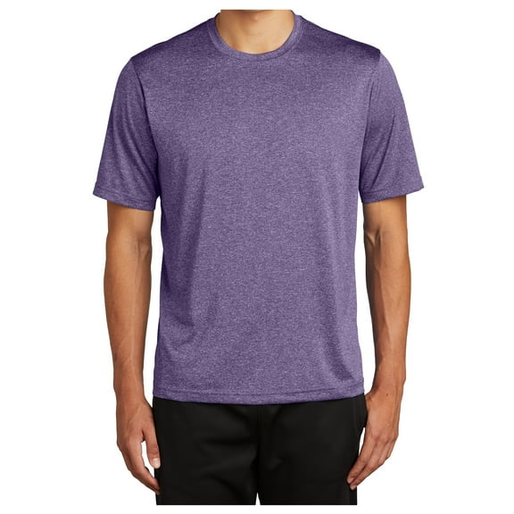 Yellow Rooster Men's Polyester Heather Contender Male T-Shirts Purple Heather M