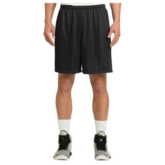 Yellow Rooster Men's PosiCharge Classic Mesh Male Short Black 2XL