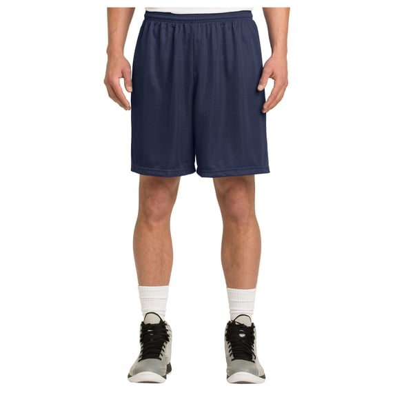Yellow Rooster Men's PosiCharge Classic Mesh Male Short True Navy XS