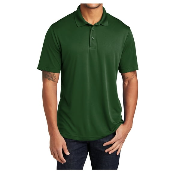 Yellow Rooster Men's PosiCharge Competitor Male Polo T-Shirt Forest Green L