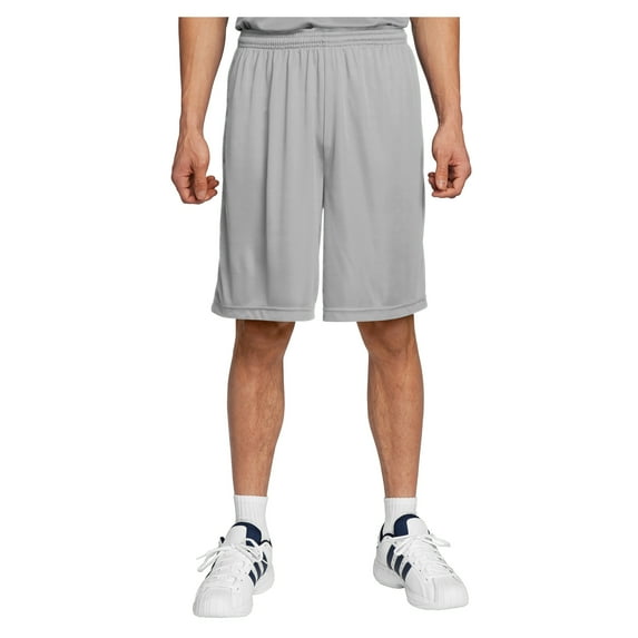 Yellow Rooster Men's PosiCharge Competitor Polyester Short Silver XL