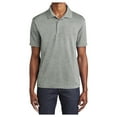 thumbnail image 1 of Yellow Rooster Men's PosiCharge RacerMesh Polo Shirts Grey Heather 4XL, 1 of 6