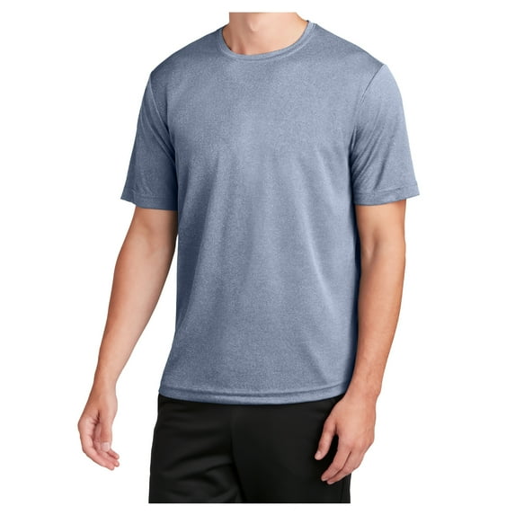 Yellow Rooster Men's PosiCharge RacerMesh Tee True Navy Heather XL