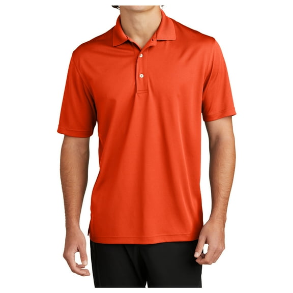 Yellow Rooster Men's Short Sleeve Dri-Mesh Polo T-Shirts Bright Orange 4XL