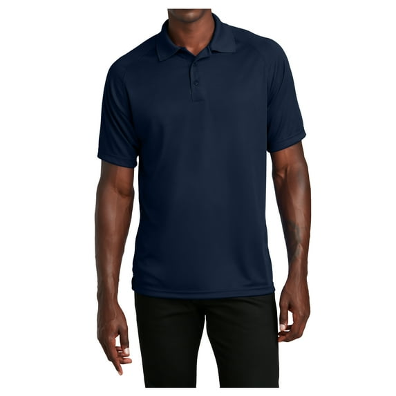Yellow Rooster Men's Short Sleeve Dry Zone Raglan Male Polo Shirt True Navy XL