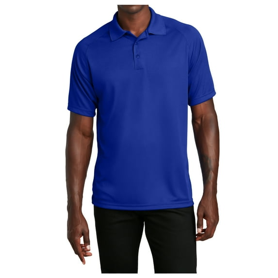 Yellow Rooster Men's Short Sleeve Dry Zone Raglan Male Polo Shirt True Royal 2XL