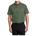 thumbnail image 1 of Yellow Rooster Men's Short Sleeve Easy Care Shirt Clover Green 4XL, 1 of 6