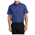 thumbnail image 1 of Yellow Rooster Men's Short Sleeve Easy Care Shirt Mediterranean Blue M, 1 of 6
