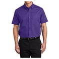 thumbnail image 1 of Yellow Rooster Men's Short Sleeve Easy Care Shirt Purple/Light Stone M, 1 of 6