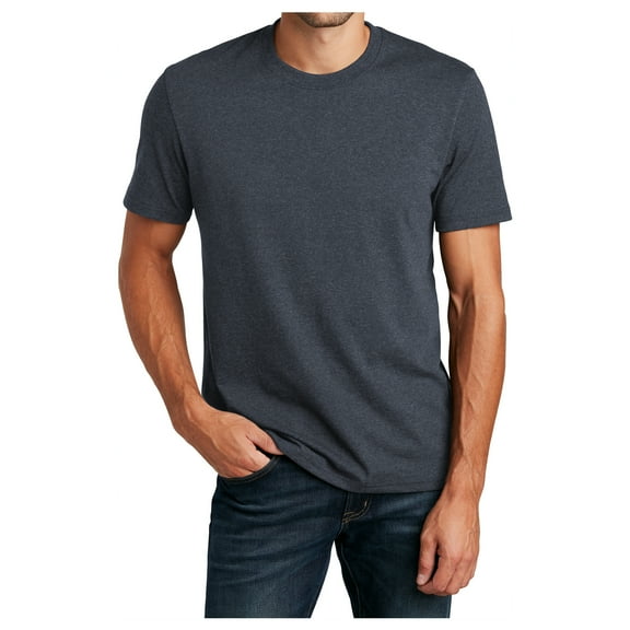 Yellow Rooster Men's Short Sleeve Re Male T-Shirts Heathered Navy 3XL