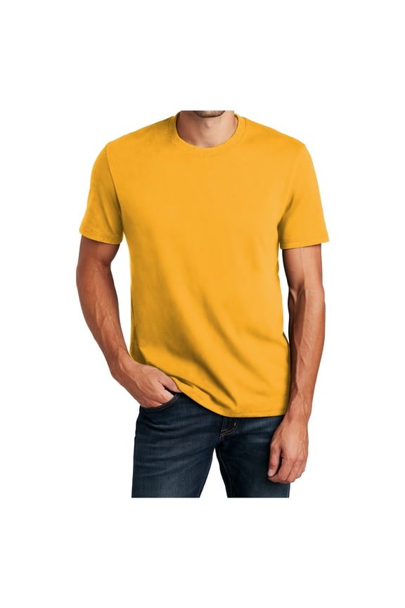 Men's Short Sleeve Re Male T-Shirts Maize Yellow L