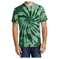 thumbnail image 1 of Yellow Rooster Men's Short Sleeve Tie-Dye Male Cotton T-Shirts Forest Green 2XL, 1 of 6