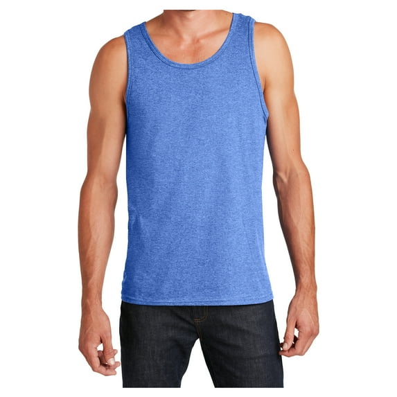 Yellow Rooster Men's Sleeveless Young The Concert Tank Heathered Royal 4XL