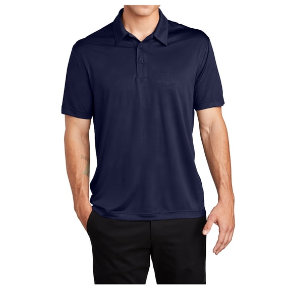Yellow Rooster Men's Sport-Tek Embossed PosiCharge Tough Polo True Navy 4XL
