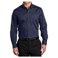 thumbnail image 1 of Yellow Rooster Men's SuperPro Twill Versatile Shirt True Navy L, 1 of 6