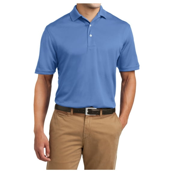 Yellow Rooster Men's Tall Dri-Mesh Male Polo Blueberry LT