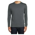 thumbnail image 1 of Yellow Rooster Men's Tall Long Sleeve PosiCharge Competitor Tee Iron Grey XLT, 1 of 6