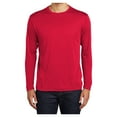 thumbnail image 1 of Yellow Rooster Men's Tall Long Sleeve PosiCharge Competitor Tee True Red LT, 1 of 6