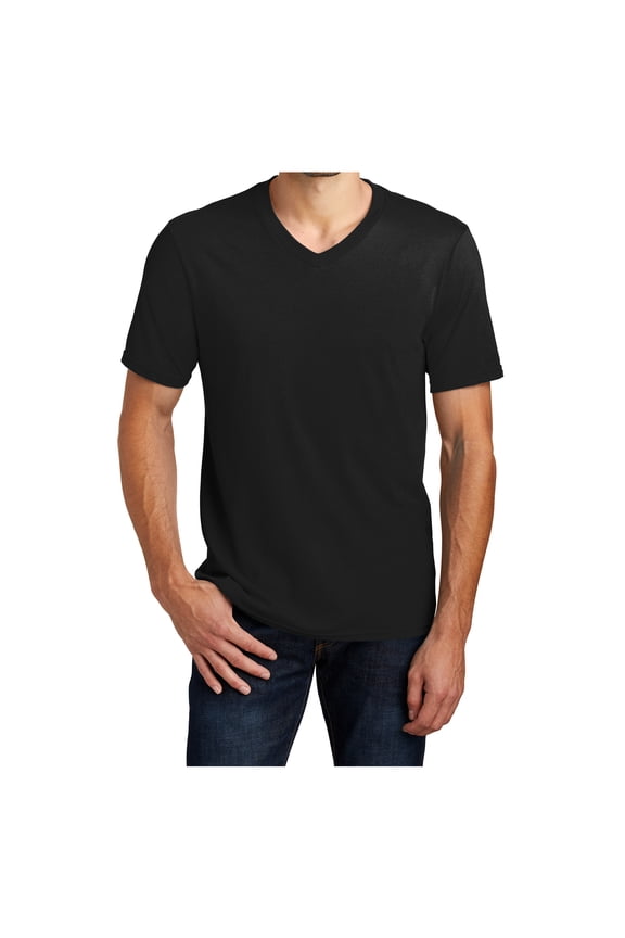 Men's Young Very Important V-Neck T-Shirts Black XS