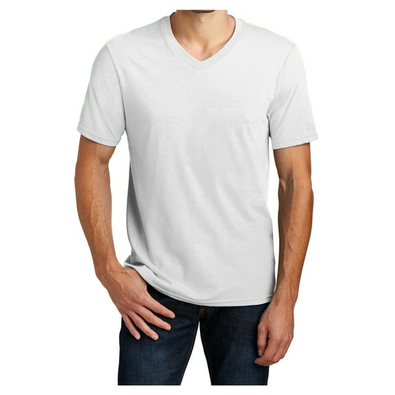 Yellow Rooster Men's Young Very Important V-Neck Tee White XL