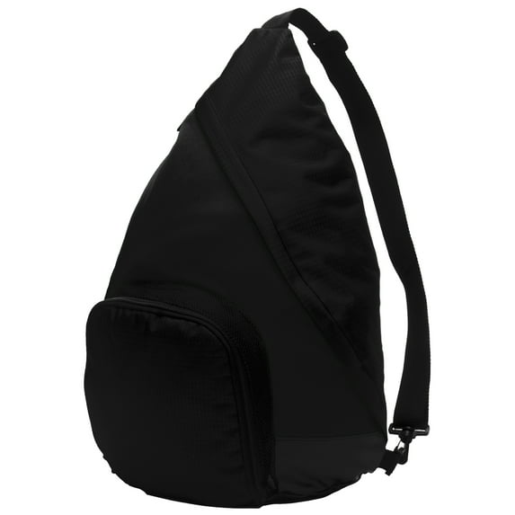 Yellow Rooster Mens Active Sling Pack Black/ Black