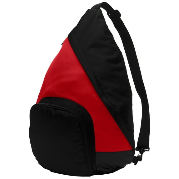 Yellow Rooster Mens Active Sling Pack True Red/ Black