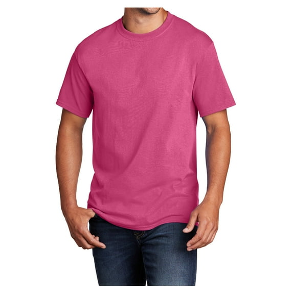Yellow Rooster Mens Core Cotton Male T-Shirts Sangria 2XL