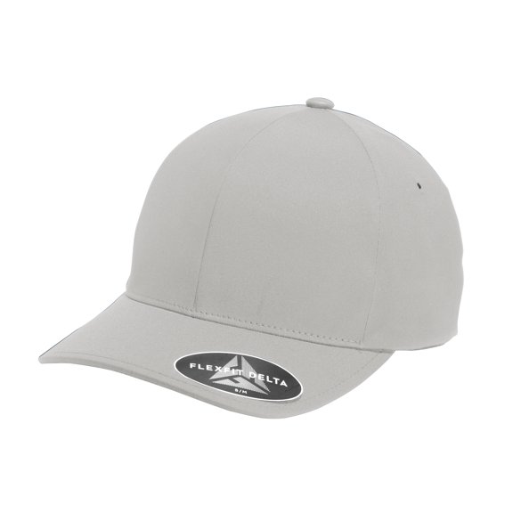 Yellow Rooster Mens Flexfit Delta Cap Silver L/XL