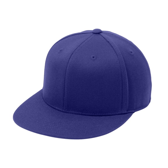 Yellow Rooster Mens Flexfit Flat Bill Male Cap Royal L/XL