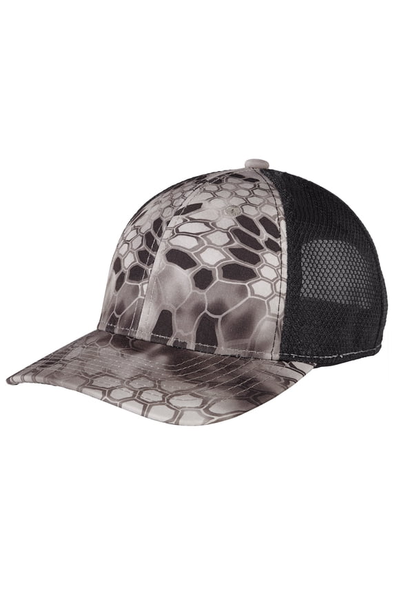Mens Mesh Back Snapback Cap Kryptek Raid/ Black