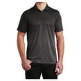 thumbnail image 1 of Yellow Rooster Mens Ombre Heather Polo Grey/ Black 4XL, 1 of 8