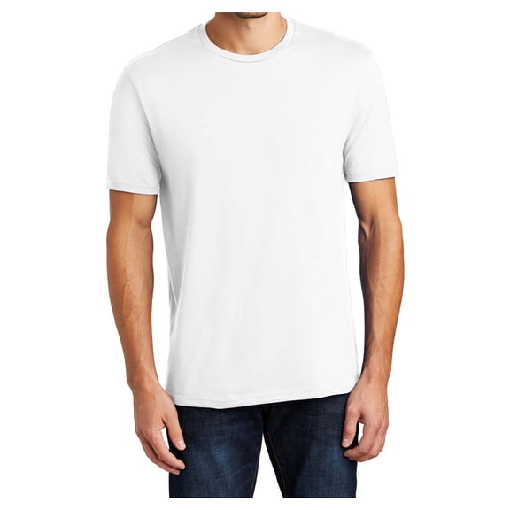 Yellow Rooster Mens Perfect Weight Tee Bright White 2XL