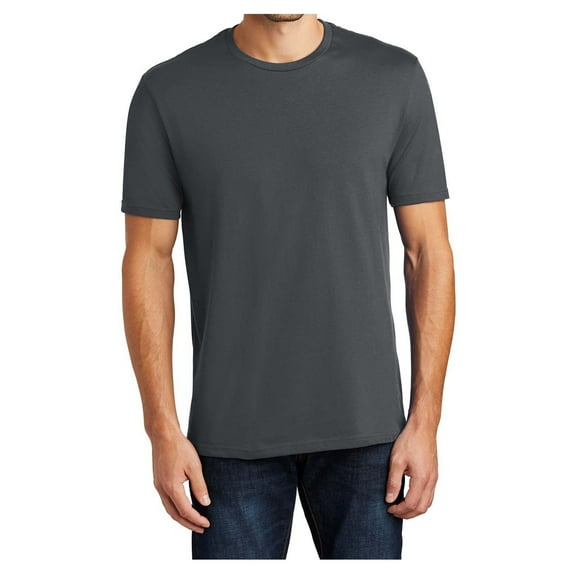 Yellow Rooster Mens Perfect Weight Tee Charcoal 4XL