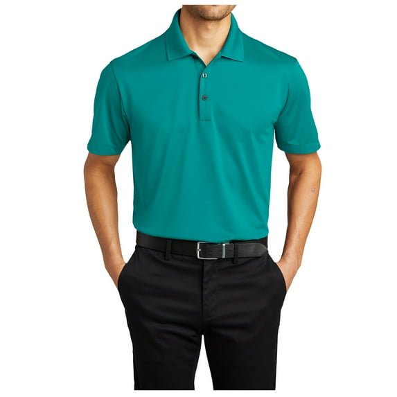 Yellow Rooster Mens Short Sleeve Eclipse Stretch Polo Shirt Tropic Blue 2XL