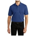 thumbnail image 1 of Yellow Rooster Mens Short Sleeve Heavyweight Cotton Pique Polo Royal 4XL, 1 of 4