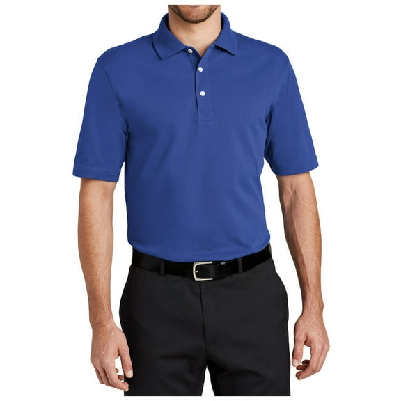 Yellow Rooster Mens Short Sleeve Rapid Dry Polo Shirt Royal 3XL