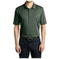 thumbnail image 1 of Yellow Rooster Mens Short Sleeve Shadow Stripe Polo Shirt Deep Forest Green 2XL, 1 of 7
