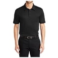thumbnail image 1 of Yellow Rooster Mens Short Sleeve Silk Touch Performance Pocket Polo Black XS, 1 of 4