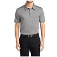 thumbnail image 1 of Yellow Rooster Mens Short Sleeve Silk Touch Performance Pocket Polo Gusty Grey L, 1 of 4