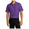 thumbnail image 1 of Yellow Rooster Mens Short Sleeve SuperPro React Male Polo Shirt Purple 4XL, 1 of 7