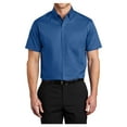 thumbnail image 1 of Yellow Rooster Mens Short Sleeve Superpro Twill Shirt True Blue S, 1 of 6