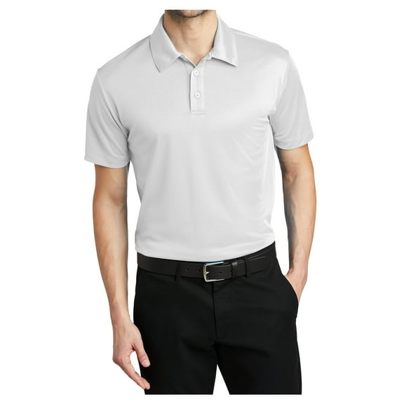 Yellow Rooster Mens Silk Touch Performance Polo White XS