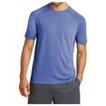 thumbnail image 1 of Yellow Rooster Mens Tri-Blend Wicking Raglan Tee True Royal Heather 3XL, 1 of 6