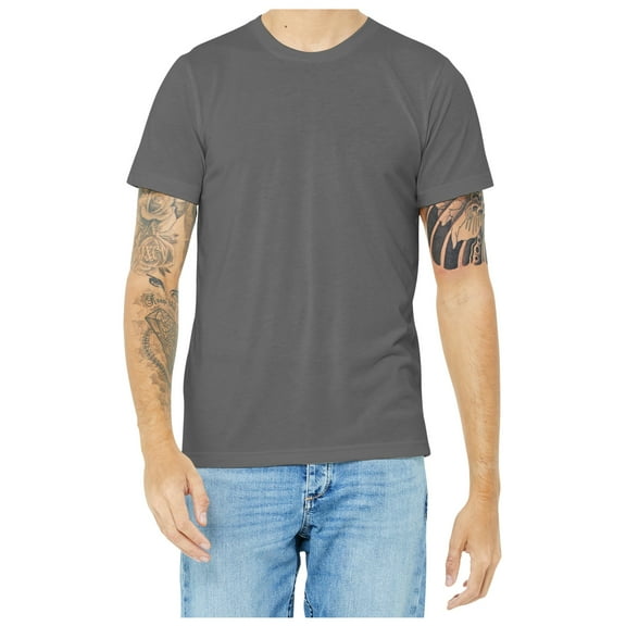 Yellow Rooster Unisex Made In The USA Jersey Short Sleeve T-Shirts Asphalt XS