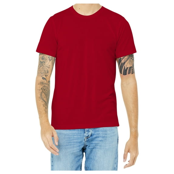Yellow Rooster Unisex Made In The USA Jersey Short Sleeve T-Shirts Red XS